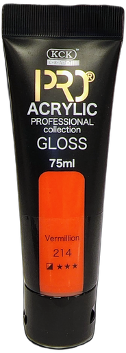 [0260485] Acrylic Pro 75 ML-  Vermilion