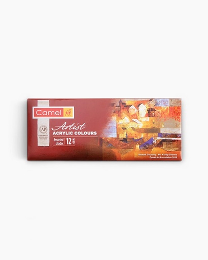 [0260724] Artist Acrylic Colour 18 Shades 20ml