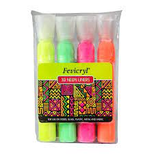 [0260896] Fevicryl Neon Liner 20ml Kit 4