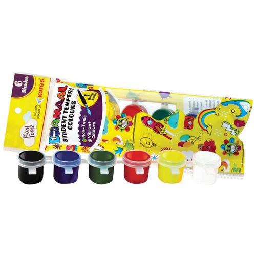 [0260972] Tempera Colour 6 Shades 3ml with Brush