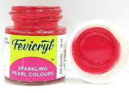 [0260979] Fevicryl Sparkling Pearl 10ml 901 Poppy Red