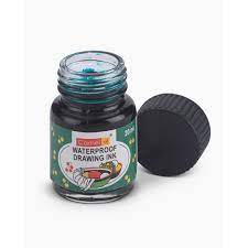 [0261009] Drawing Ink Coloured Emerald Green 20ML