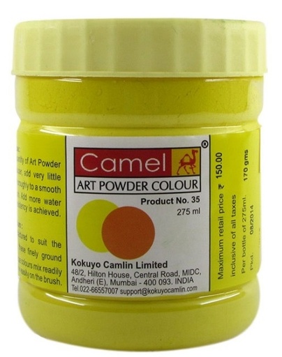 [0261017] Art Powder Colour Gamboge Hue 275 ML