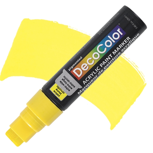 [0261703] Marvy Acrylic Marker Extra Wide - Yellow