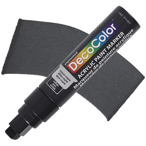[0261707] Marvy Acrylic Marker Extra Wide - Black 