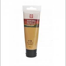 [0261710] Sakura Acrylic Colours 75 ML Tube 110 Raw Sienna