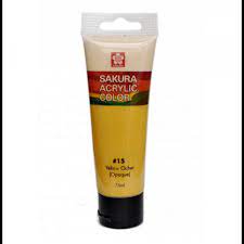 [0261711] Sakura Acrylic Colours 75 ML Tube 15 Yellow Ochre