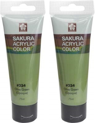[0261714] Sakura Acrylic Colour 75 ML Tube 34 Olive Green