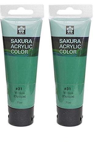 [0261726] Sakura Acrylic Colours 75 ML Tube 31 Viridian