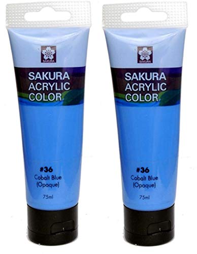 [0261727] Sakura Acrylic Clours 75 ML Tube 36 Cobalt Blue