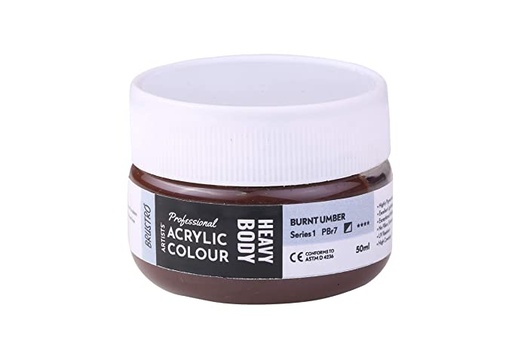[0262073] Acrylic Color Heavy Body 50ml Series -1 Burnt Umber