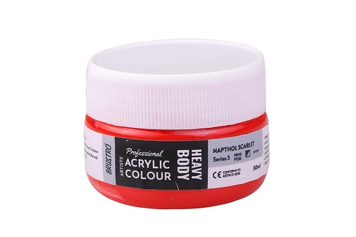 [0262101] Acrylic Color Heavy Body 50ml Sr-3 Naphthol Scarlet