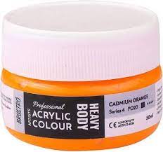 [0262118] Acrylic Color Heavy Body 50ml Series-4 Cadmium Orange