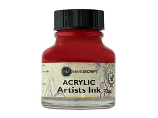 [0262125] Acrylic Artists Ink - 30ml - Crimson