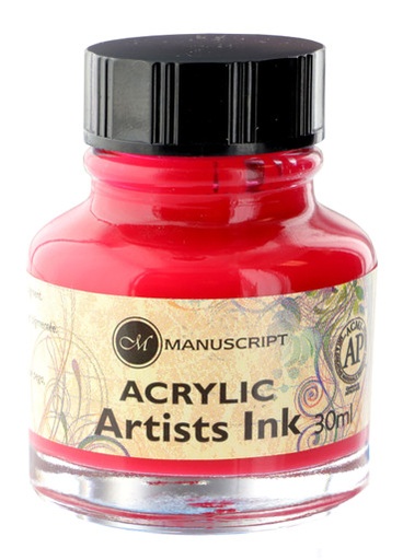 [0262132] Acrylic Artists Ink - 30ml pink