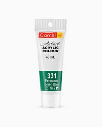[0262137] Acrylic Colours 40 ml Tube Permanent Green Deep