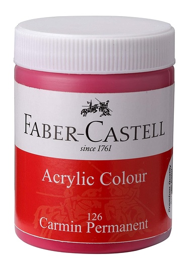 [0262147] Acrylic Colours 140 Ml Jar Permanent Carmine