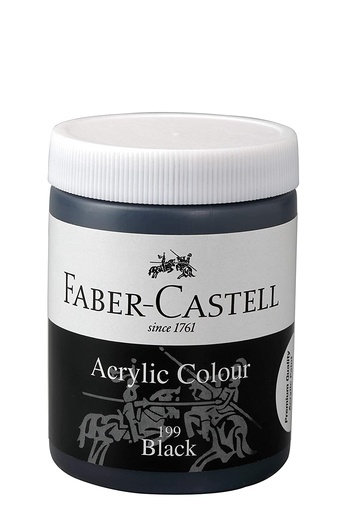 [0262150] Acrylic Colours 140 Ml Jar Black