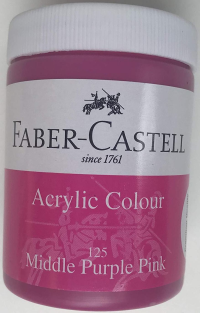 [0262155] Acrylic Colours 140 ml Jar Middle Purple Pink