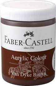[0262156] Acrylic colours 140 ml jar Van Dyke Brown
