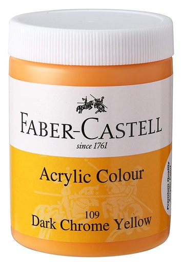 [0262157] Acrylic colours 140 Ml Jar D.Chrome Yellow