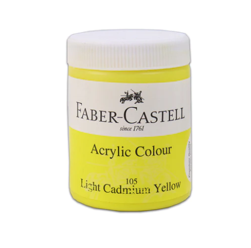 [0262159] Acrylic Colours 140 ml Jar Light Cadmium Yellow