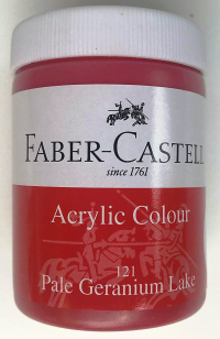 [0262168] Acrylic Colours 140 Ml Jar Permanent Pale Geranium Lake
