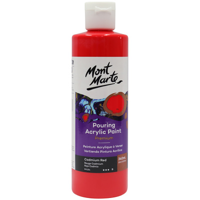 [0262170] Pouring Acrylic  240 ML - Cadmium Red