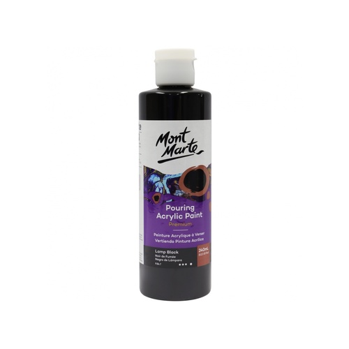 [0262177] Pouring Acrylic  240 ML - Lamp Black 