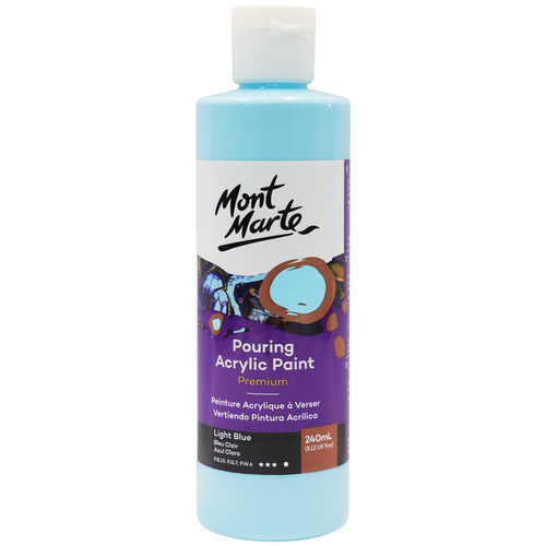 [0262178] Pouring Acrylic  240 ML - Light Blue