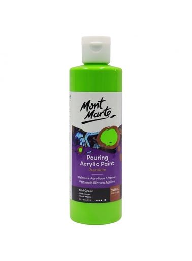 [0262181] Pouring Acrylic  240 ML - Mid Green