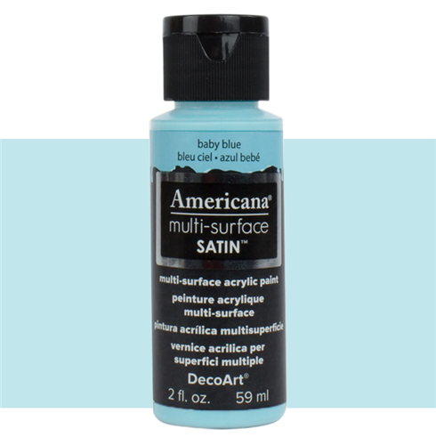 [0262200] Multi Surface Satin Acrylics 2 Oz Baby Blue