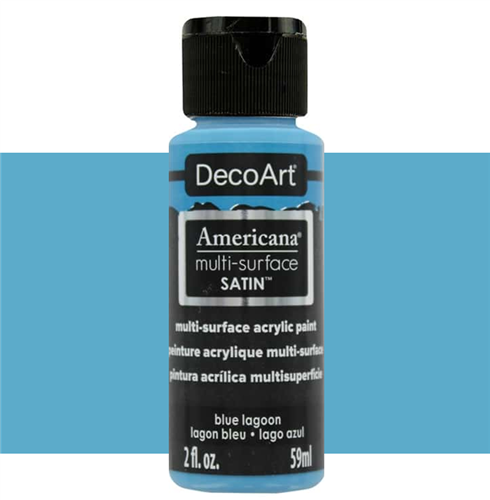 [0262205] Multi Surface Satin Acrylics 2 Oz. Blue Lagoon
