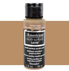 [0262206] Multi Surface Satin Acrylics 2 Oz. Brown Sugar