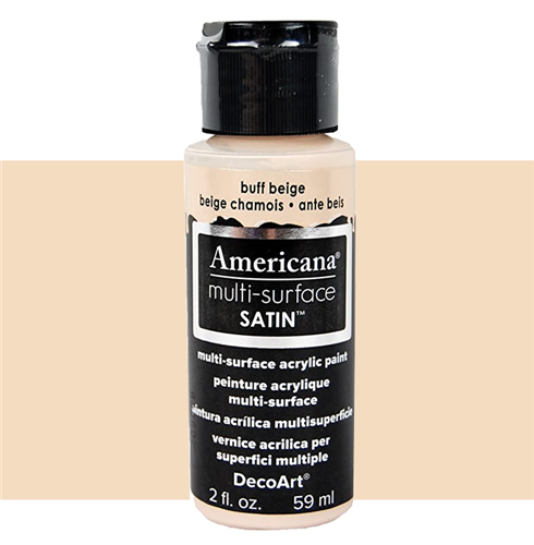 [0262207] Multi Surface Satin Acrylics 2 Oz. Buff Beige
