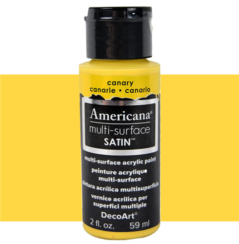 [0262209] Multi Surface Satin Acrylics 2 Oz. Canary