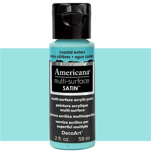 [0262212] Multi-Surface Satin Acrylics 2 Oz. CoastaWater