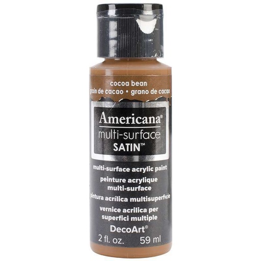 [0262214] Multi Surface Satin Acrylics 2 Oz. Cocoa Bean