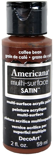 [0262215] Multi Surface Satin Acrylics 2 Oz. Coffee Bean