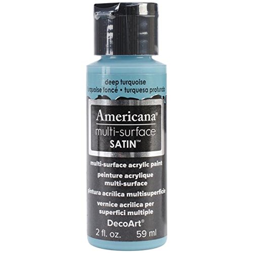 [0262218] Multi Surface Satin Acrylics 2 Oz. Deep Turquoise