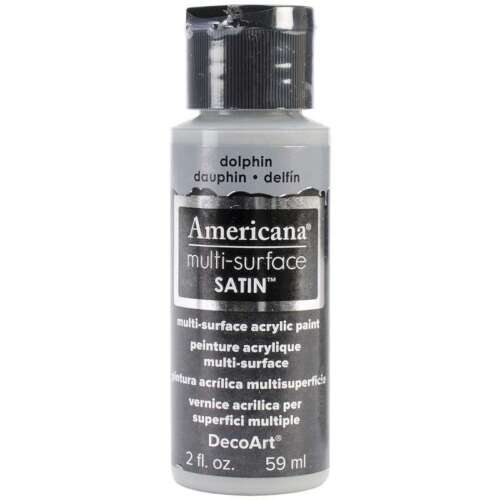 [0262219] Multi Surface Satin Acrylics 2 Oz. Dolphin