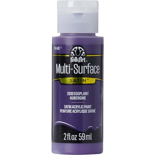 [0262220] Multi Surface Satin Acrylics 2 Oz. Eggplant