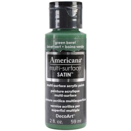 [0262222] Multi-Surface Satin Acrylics 2 Oz. Green Beret