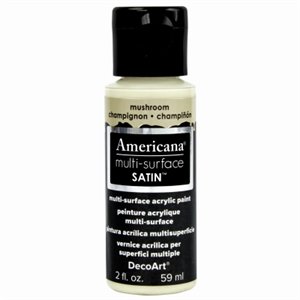 [0262230] Multi-Surface Satin Acrylics 2 Oz. Mushroom