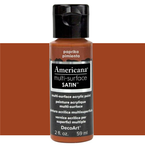 [0262234] Multi Surface Satin Acrylics 2 Oz. Paprika