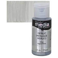 [0262300] Media Fluid Acrylics 1 Oz. Silver S3