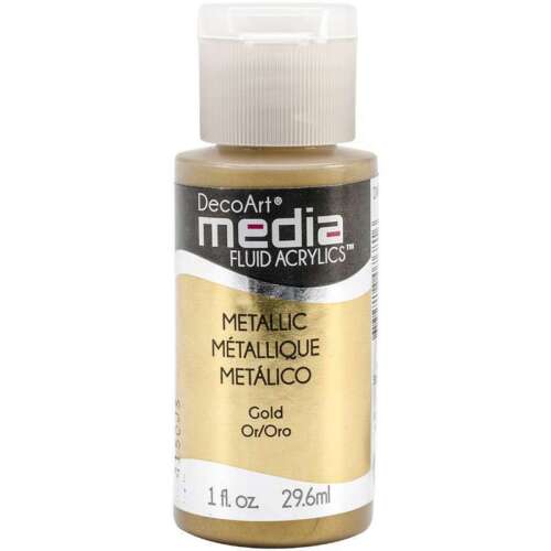 [0262301] Media Fluid Acrylics 1 Oz. Gold S3