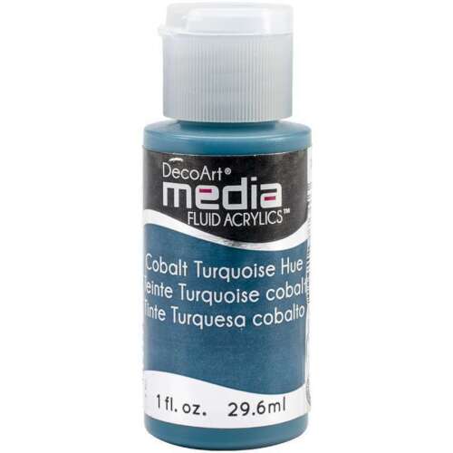 [0262303] Media Fluid Acrylics1 Oz. - Cobalt Turquoise Hue S4