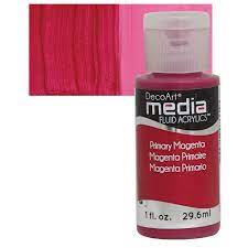 [0262308] Media Fluid Acrylics 1 Oz. Primary Magenta S4