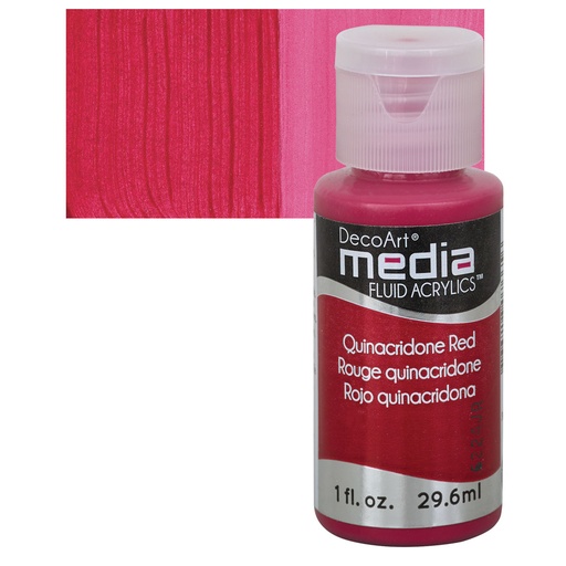 [0262312] Media Fluid Acrylics 1 Oz. Quinacridone Red S5
